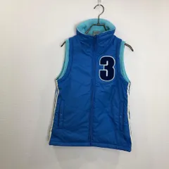 adidas アディダス　ナイロンベスト　青　ブルー