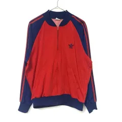 R00070　adidas｜アディダス｜TrackJacket｜トラックジャケット｜Red｜レッド｜Blue｜ブルー｜西ドイツ｜ナイロン｜USA古着｜古着｜ヴィンテージ｜90S｜Y2K｜アメカジ｜今期トレンド｜メンズ｜レギュラー古着｜ブランド古着｜フォロー割