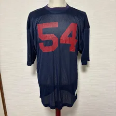 champion プリント　メッシュ　ナンバリング フットボールTシャツ　70s