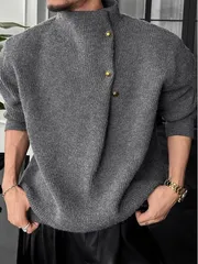 ニット メンズ  セーター トップス 長袖 ニットセーター タートルネック シンプル カジュアル  通勤 ビジネス おしゃれ ゆったり 大人 おしゃれ 春秋冬 誕生日 プレゼント メンズファッション 