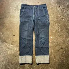 ADER ERROR ロールアップ デニム パンツ アーダーエラー ジーンズ ロゴ パッチ ステッチ デザインポケット A4のサムネイル