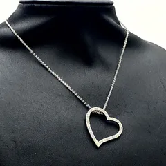 SWAROVSKI スワロフスキー　ネックレス　チョーカー　シルバー　ハート　クリスタル
