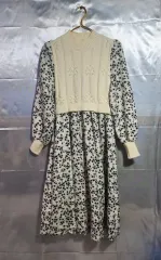 新品 ニット ロング ワンピース