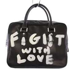 コムデギャルソン COMME des GARCONS GIRL ペイントバッグ ハンドバッグ フェイクレザー 黒  NB-K201 /KHのサムネイル