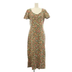 ローラアシュレイ LAURA ASHLEY 半袖 / ワンピース その他 花柄 グレー