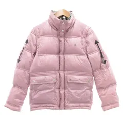 バーバリーブラックレーベル BURBERRY BLACK LABEL ダウンジャケット M ピンク ジップアップ BMP75-127-32 /AE ■GY50のサムネイル