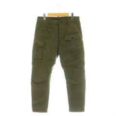 ディースクエアード DSQUARED2 ダメージ加工 カーゴパンツ 44 カーキ /DF ■OS