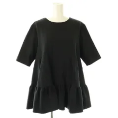 yori ヨリ ハーフスリーブティアードブラウス ブラック 38 yori ティアードブラウス ブラック yori ブラック 38 ハーフスリーブ