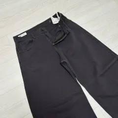 ザラ デニムパンツ グレー バルーンフィット