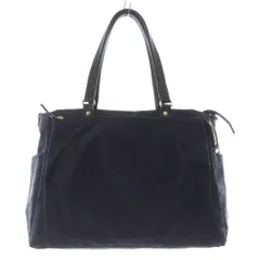 ラシット RUSSET ナイロン 総柄 トートバッグ ハンドバッグ 紺