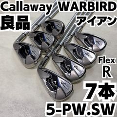 良品 Callaway WARBIRD 右利き 5-PW.SW 7本 アイアンセット IR