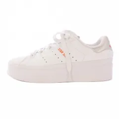 アディダス adidas STAN SMITH BONEGA スタンスミス ボネガ ローカットスニーカー 厚底 ロゴ バイカラー US6 23cm 白 ホワイト オレンジ ID6979 /BB
