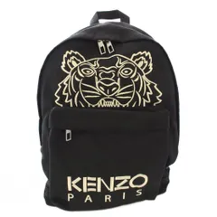 ケンゾー KENZO リュックサック バックパック ロゴ 刺繍 黒 ブラック /TKのサムネイル