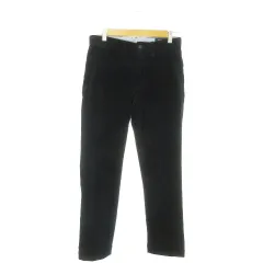 ポロ ラルフローレン POLO RALPH LAUREN コーデュロイパンツ スリムストレート ストレッチ ワンポイント ポニーロゴ刺繍 28 紺 ネイビー /AO23 ■GY44