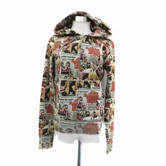 ヒステリックグラマー HYSTERIC GLAMOUR ジャケット パーカー ミドル丈 長袖 アメコミ F マルチカラー グレー 0113CF08 /HO32 ■GY01