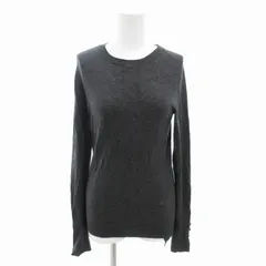 ザラ ZARA KNIT ニット セーター クルーネック 長袖 M グレー /HO□ 0418