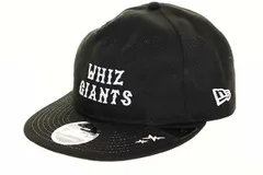 ニューエラ NEW ERA WHIZLIMITED × GIANTS BLACK 14378698 ウィズリミテッド 読売 ジャイアンツ ブラック 黒 刺繍 ロゴ キャップ 帽子 【ブランド古着ベクトル】【中古】▲■250401
