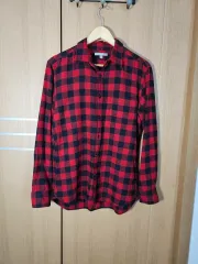 ユニクロ フランネル シャツ チェック柄 / M