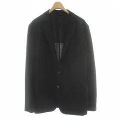 カルバンクライン CALVIN KLEIN テーラードジャケット 麻 リネン XL 黒 ブラック /PP ■GY60