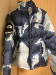 シュプリーム THE NORTH FACE ザノースフェイス ブリーチド デニム ヌプシ