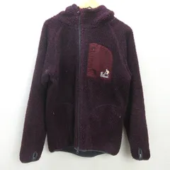 H■ゴースローキャラバン/go slow caravan フード付き ボアフリースジャケット【4】エンジ/MENS■9【中古】