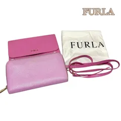 【FURLA】フルラ リーヴァ 2way レザーウォレット ポーチ クロスボディ