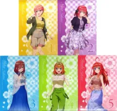 【中古】クリアファイル [単品] 集合 B5クリアファイル5枚組 「PS4/Switchソフト 五等分の花嫁 ～彼女と交わす五つの約束～ 限定版」 同梱特典