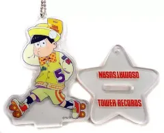 【中古】キーホルダー・マスコット(キャラクター) 十四松(イエロー) アクリルキーホルダー(スタンド付き) 「おそ松さん×TOWER RECORDS」