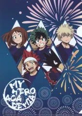 【中古】クリアファイル 緑谷出久＆爆豪勝己＆麗日お茶子＆切島鋭児郎＆常闇踏陰 A4クリアファイル 「僕のヒーローアカデミア キャラポップストア」 創造って!売るよ!やおよろずや