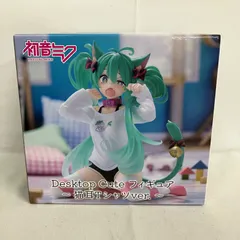 初音ミク フィギュア Desktop Cute 猫耳Tシャツ　11個セット 初音ミク Desktop Cute フィギュア 猫耳Tシャツver.（プライズ）【入荷