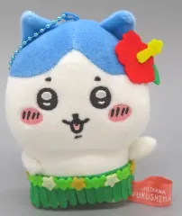 【中古】キーホルダー ハチワレ(ハワイアン) ぬいぐるみキーチェーン 「ちいかわ なんか小さくてかわいいやつ」 福島限定