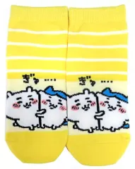 【中古】衣類 ちいかわ＆ハチワレ(ぎゅ…) 靴下 イエロー 23～25cm 「ちいかわ なんか小さくてかわいいやつ×しまむら」