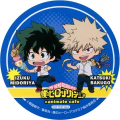 【中古】コースター(キャラクター) 緑谷出久＆爆豪勝己 グループコースター 「僕のヒーローアカデミア×animatecafe」 対象商品購入特典