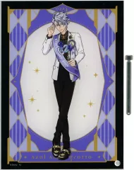 【中古】アクリルスタンド・アクリルパネル アズール・アーシェングロット おめかしバースデーver. アクリルパネル 「ディズニー ツイステッドワンダーランド おめかしバースデー フェア in アニメイト」