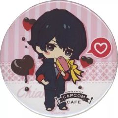 【中古】バッジ・ピンズ チアキ(ハート) 「CAPCOM CAFE×囚われのパルマRVR 絵が動く!ボイスつきトレーディング缶バッジ」