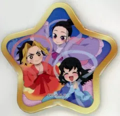 【中古】バッジ・ピンズ 雛鶴＆まきを＆須磨 「鬼滅の刃×ufotable Cafe×マチ★アソビCAFE 七夕イベント2022 ランダム星型缶バッジ」