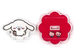 【中古】アクリルスタンド・アクリルパネル シナモロール(飲み物持ち) 「ちいかわ なんか小さくてかわいいやつ×サンリオキャラクターズ アクリルスタンドinカプセル」 ちいかわワクワクゆうえんちグッズ