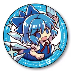 【中古】バッジ・ピンズ(キャラクター) チルノ とびだすたいる! BIG缶バッジ Part.1 「東方Project」