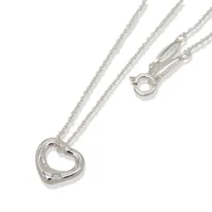 未使用 Tiffany&Co. ティファニー ネックレス オープン ハート ペンダント エルサ・ペレッティ 11mm レディース  28011642