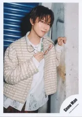 【中古】生写真(ジャニーズ) Snow Man/阿部亮平/膝上/シングル「Dangerholic」MV＆ジャケ写オフショット/公式生写真