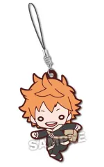 【中古】キーホルダー・マスコット(キャラクター) 日向翔陽 「にとたん ハイキュー!! 制服 烏野高校 ラバーマスコット」