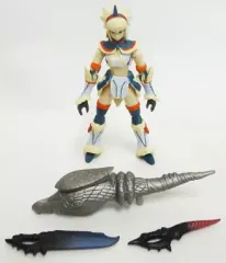 【中古】トレーディングフィギュア キリンシリーズ(B/女)＆双龍剣(天地) 「モーションリヴァイヴシリーズ モンスターハンター 可動狩人」