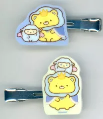 【中古】アクセサリー(非金属) おうじ＆おつきのコB アクリルヘアクリップセット 「映画 すみっコぐらし 空の王国とふたりのコ くじ」 D賞