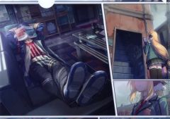 [중고] 클리어 파일 [단품] 밴 아크라이드 & 아니에스 크로델 오리지널 A4 클리어 파일 [영웅 전설 여의 궤적] WEB 추첨회 B상 당선품