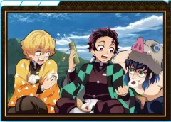 【中古】クリアファイル 炭治郎＆善逸＆伊之助 A4クリアファイル3ポケット 「鬼滅の刃」