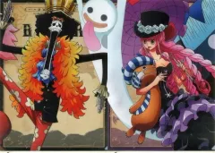 【中古】クリアファイル ブルック/ペローナ A4描きおろしクリアファイルセット～ヒストリーリレー～(2枚セット) 「一番くじ ワンピース メモリアルログ」 G賞