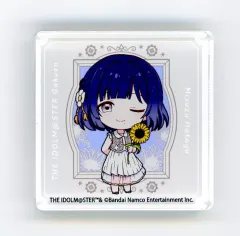 【中古】アクリルスタンド・アクリルパネル 秦谷美鈴 「学園アイドルマスター POP UP SHOP アクリルブロック sunflower ミニキャラ ver.」