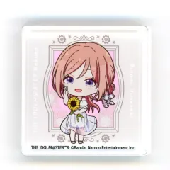 【中古】アクリルスタンド・アクリルパネル 姫崎莉波 「学園アイドルマスター POP UP SHOP アクリルブロック sunflower ミニキャラ ver.」