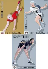 【中古】ポスター 8.夜久衛輔＆星海光来＆平和島登志郎 「ハイキュー!! A4ポスターコレクション VリーグVer.」