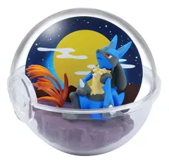 【中古】食玩 トレーディングフィギュア 4.秋の夜長(ルカリオ) 「ポケットモンスター テラリウムコレクション Four Seasons」